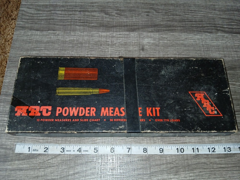 MRC Powder Scoops & Measures with Chart - Used