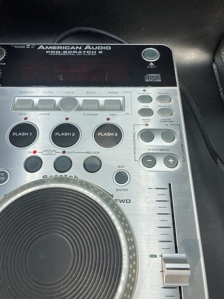 American Audio Pro-Scratch 2 CD Player Digital Turntable Controller. Tested!