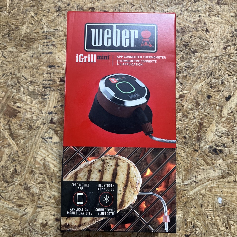 Weber 7202 iGrill Mini Digital BBQ Grill Thermometer App Connected