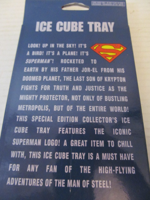 ICUP DC Comics Superman Ice Cube Tray Makes 12 Cubes At a Time