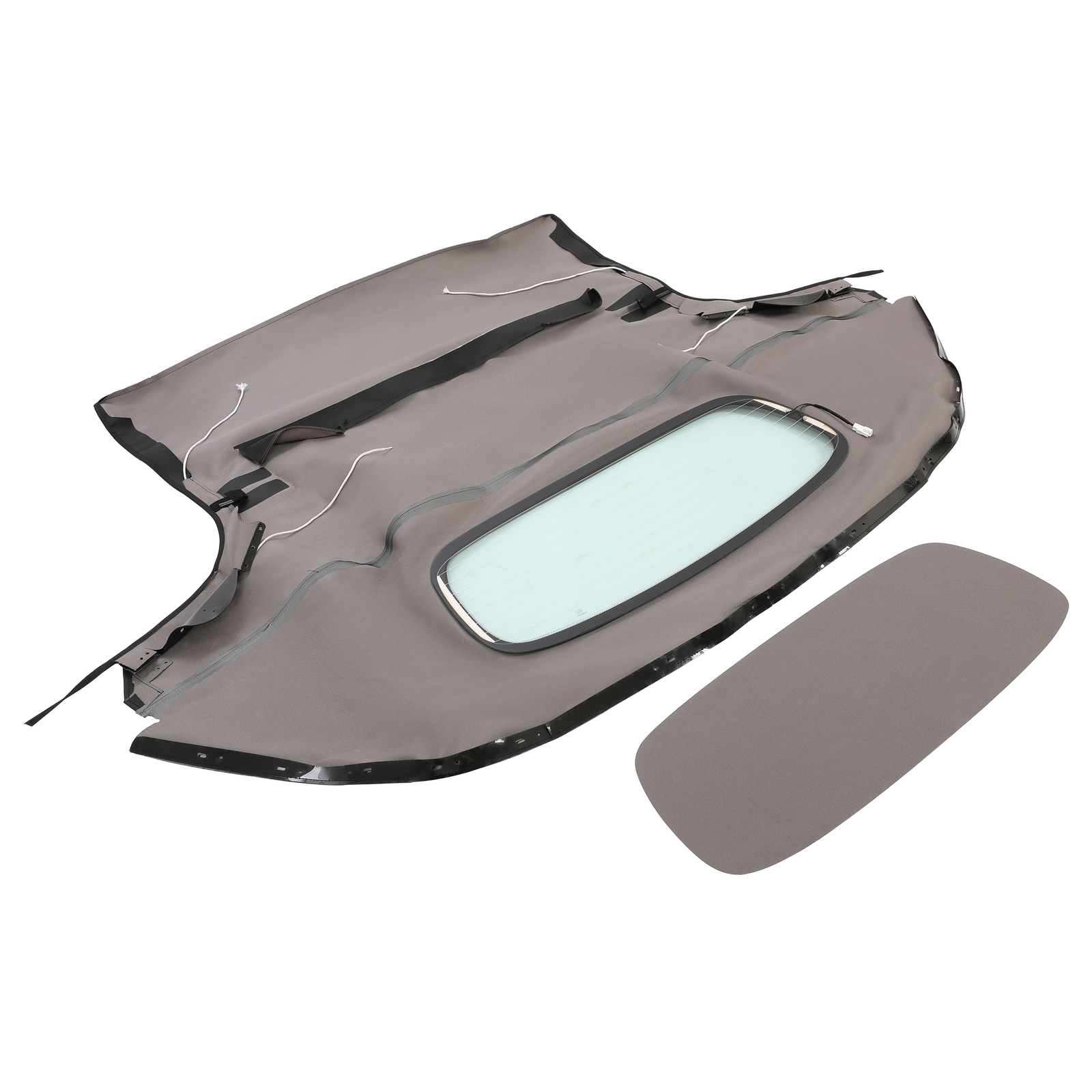 Black Convertible Soft Top W/ Heated Glass Window For Mazda MX-5 Miata 2006-2014