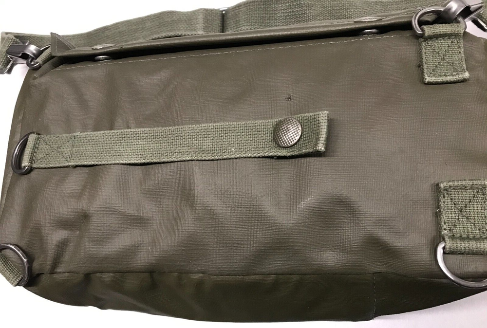 Swiss Gas Mask Bag w/ Shoulder Strap