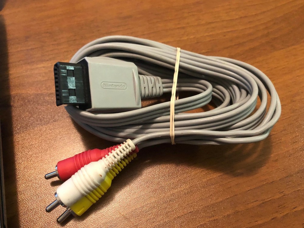 ORIGINAL NINTENDO WII AV CABLE OEM VIDEO CABLE