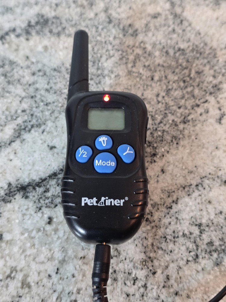 Petrainer Dog Training Remote Transmitter Black Replacement Multiple Modes LCD