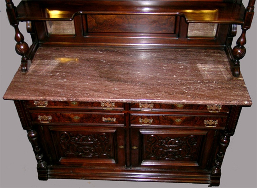 ANTIQUE AMERICAN GOTHIC REVIVAL SERVER