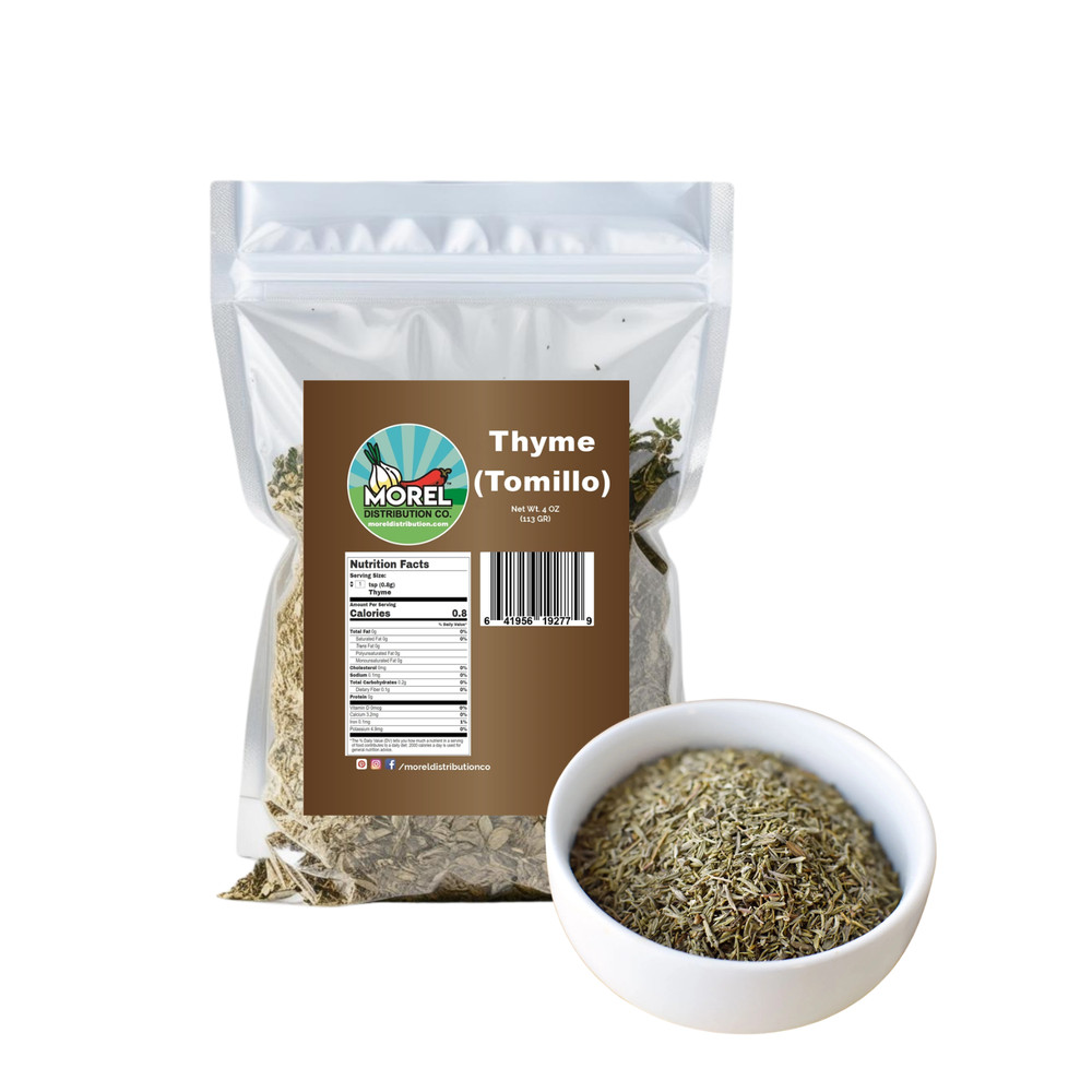 Whole Dried Thyme Leaf, Tomillo. 4 oz and 1 lb.
