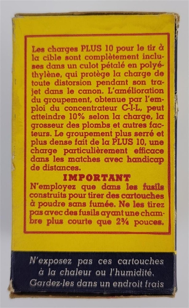 C-I-L Plus 10 Target Loads Empty 12g Box