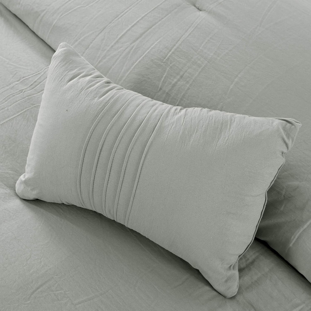 Beck Spa Queen 4-Piece Garment-Washed Comforter Set by