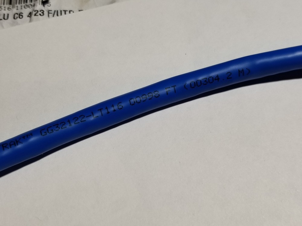 Commscope CS34R 23/4P Cat6 F/UTP WebTrak Riser Shield Network Cable Blue /100ft