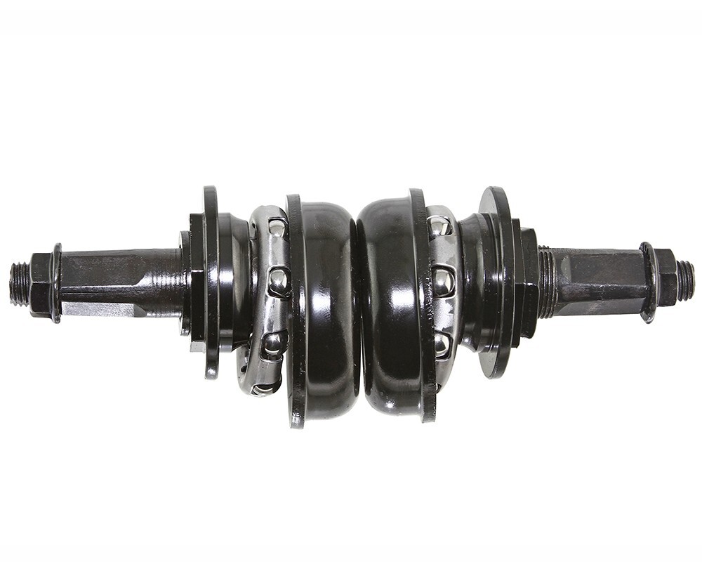 136mm Alta Bicycle Conversion Kit Crank Set Black Bottom Bracket Kit Cruiser BB.