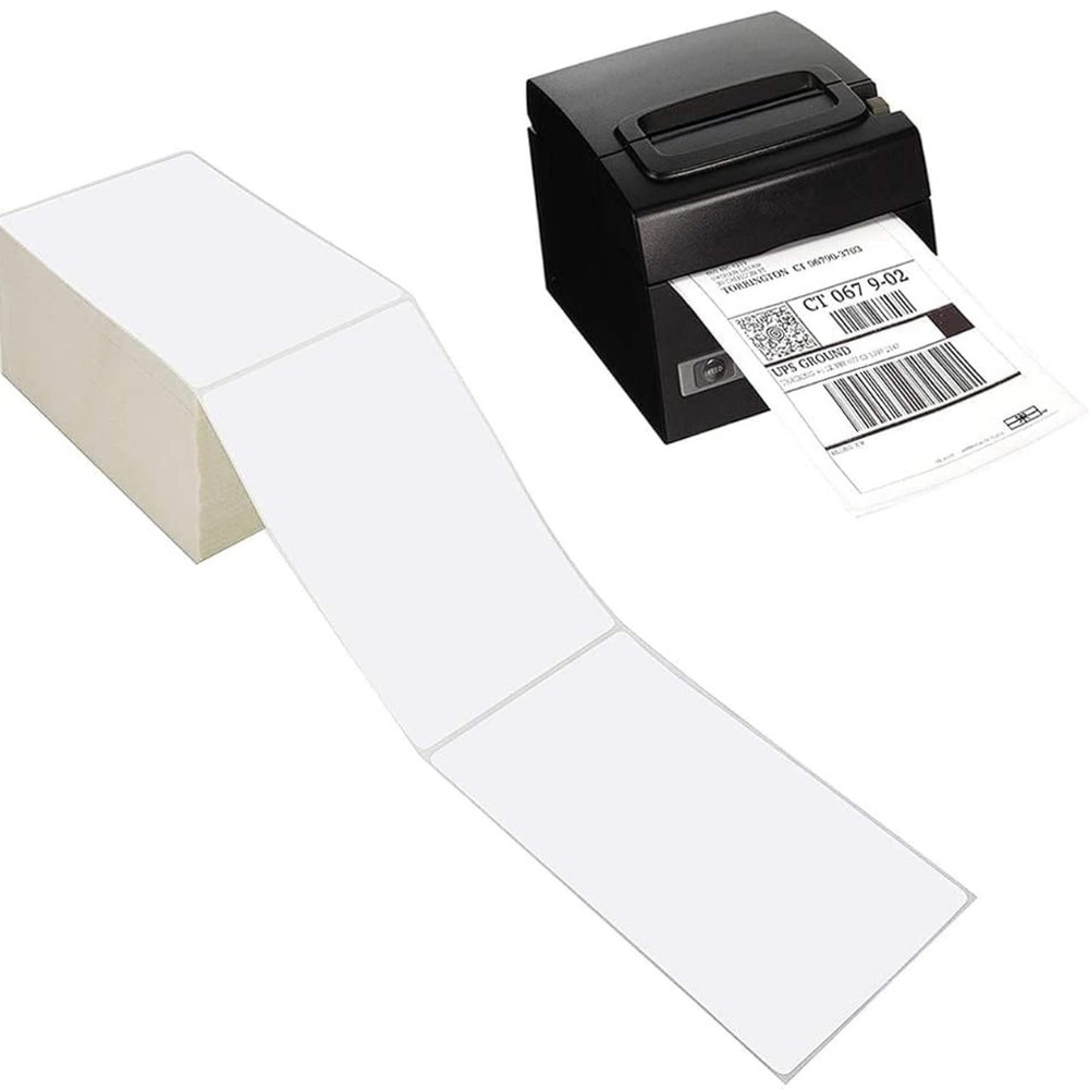 500 4x6 Thermal Shipping Labels Foldable