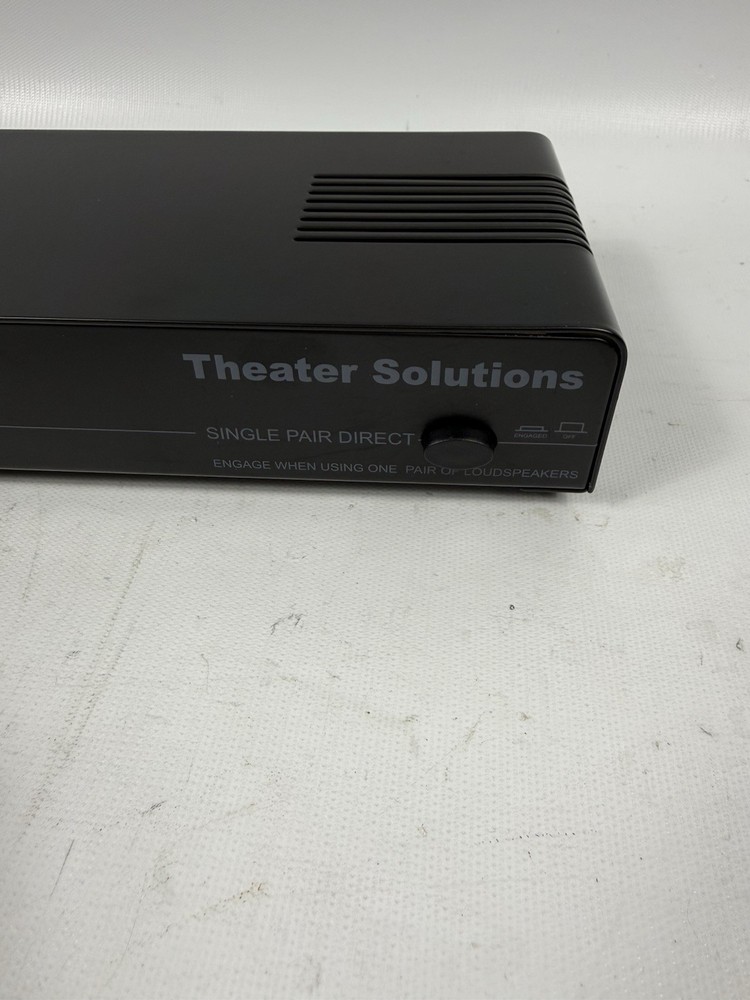 Theater Solutions TS6 Dual Input 6 Zone 12 Speaker Selector Box Volume Controls