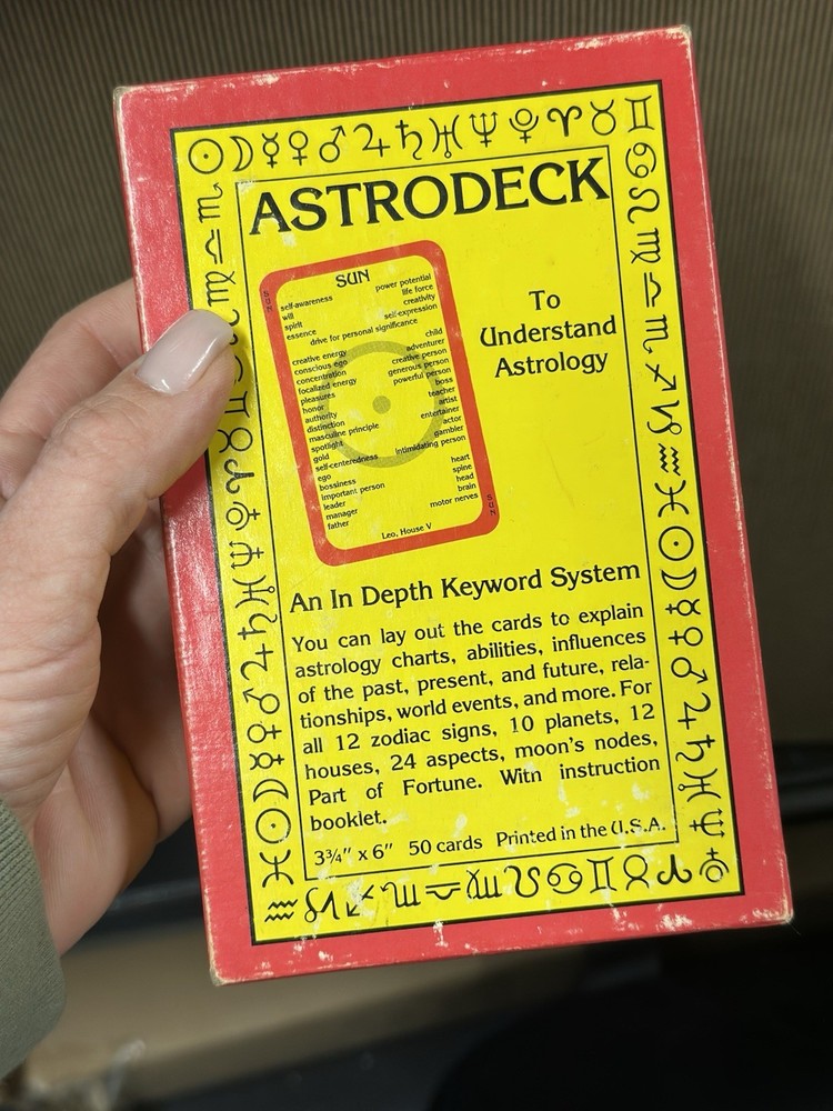 Vintage ASTRODECK Astrology Card Set