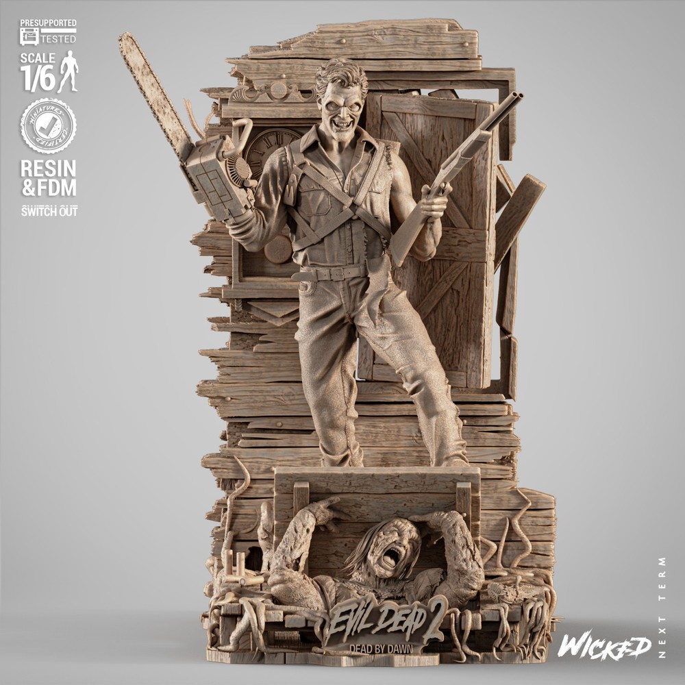 Ash Evil Dead Diorama model kit unassembled unpainted see Description
