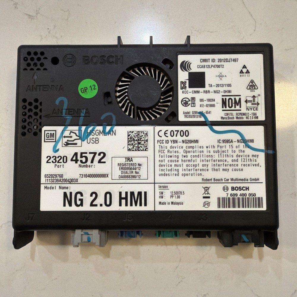 2014-2015 GM HUMAN MACHINE INTERFACE HMI MODULE OEM *UNLOCK EXTRA FEE* 23204572