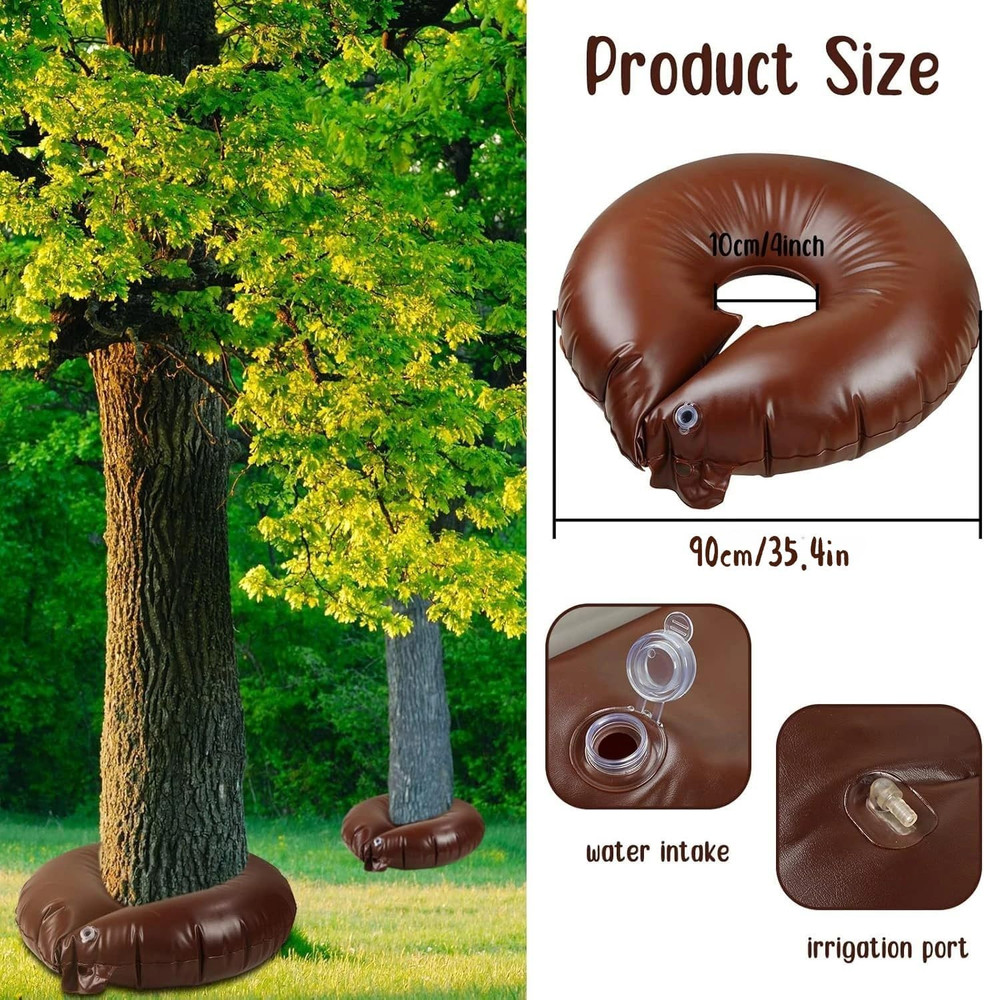 2PACK-15 Gallon Tree Watering Bag/Ring, Deep Root & Low-Profile Slow Release Wat