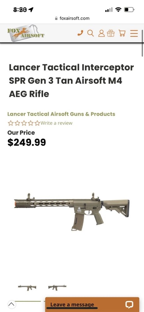 Airsoft gun
