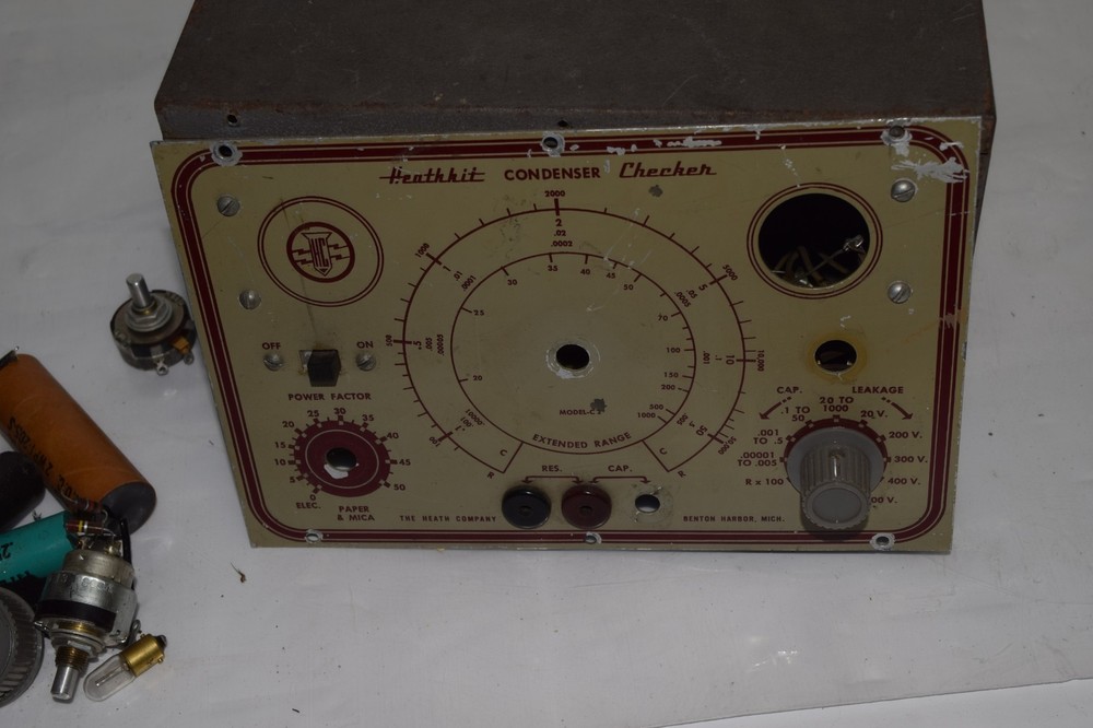 *TC* HEATHKIT CONDENSER CHECKER MODEL C-2 (DTG55)