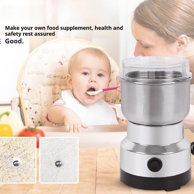 300g Grain Mill Grinder 304 Stainless Steel Grain Mill High Speed Commercial