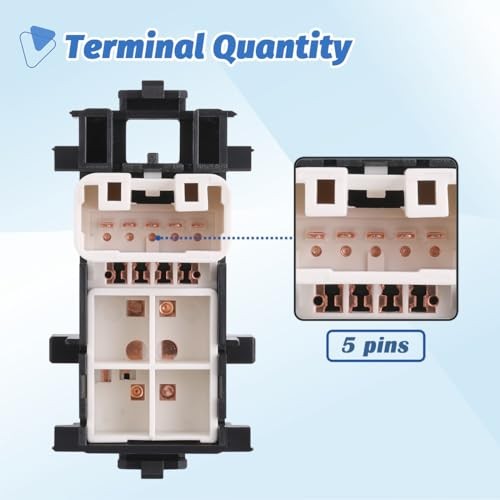 Passenger Window Switch Control Compatible with 2007 2008 2009 2010 2011 2012