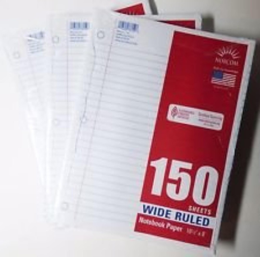 Notebook Paper (3 pack)