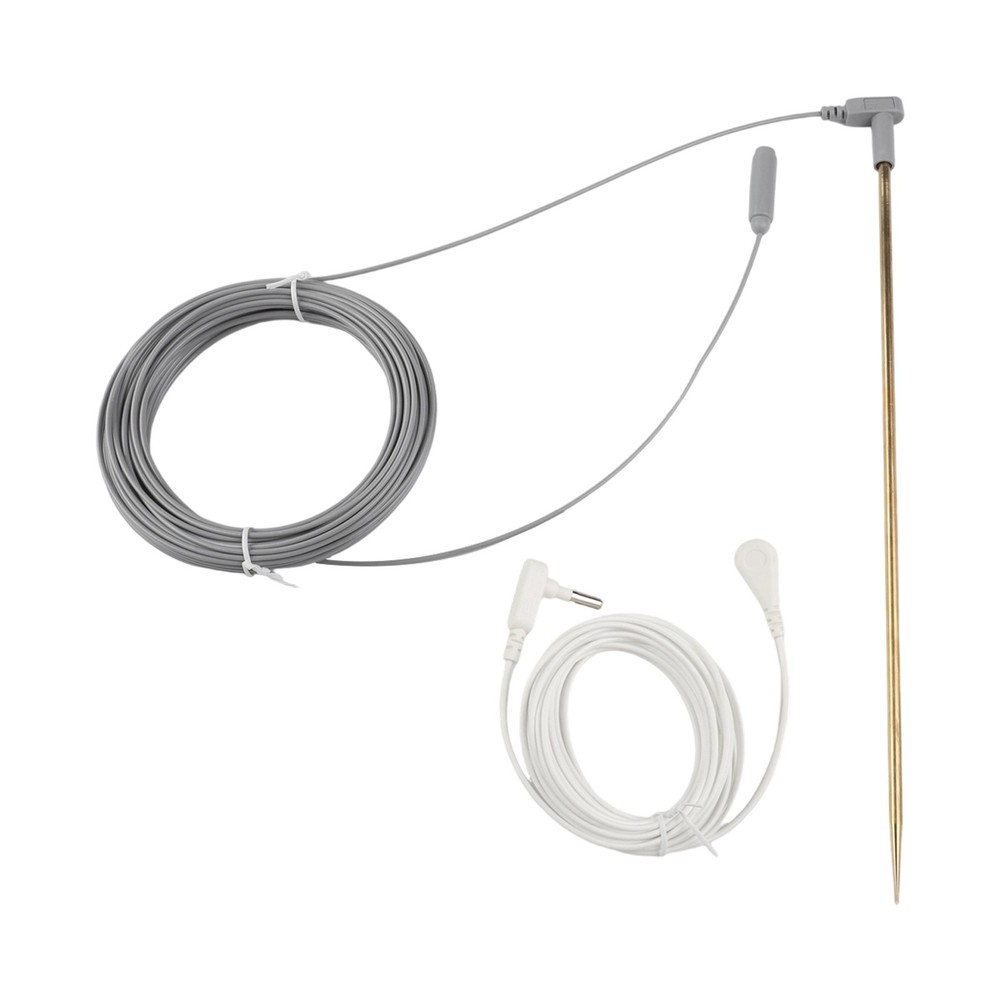 30cm Grounding Rod Kit with Two Wires for Secure Electrical Connection