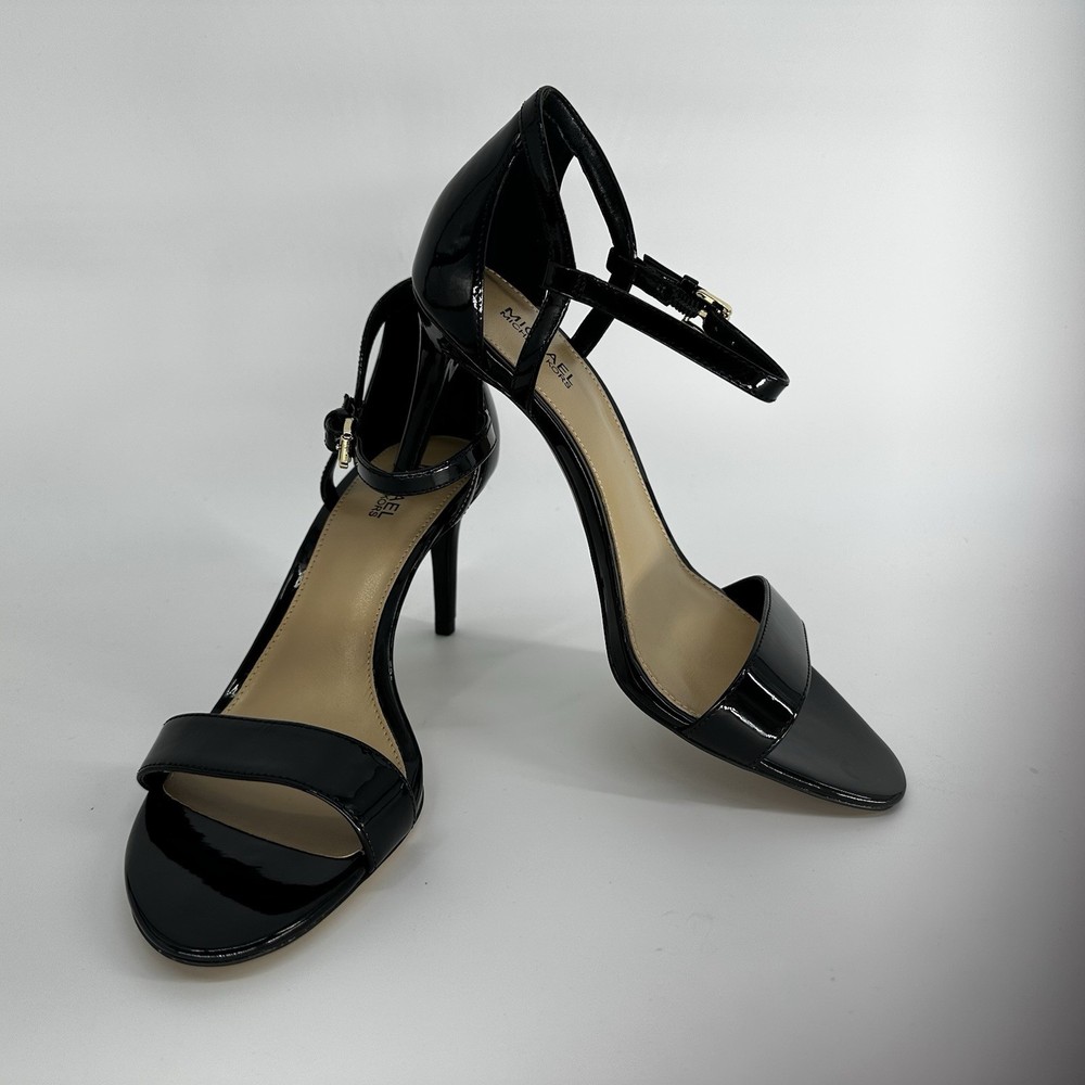 MICHAEL KORS SIMONE MID SANDAL PATENT Size 7