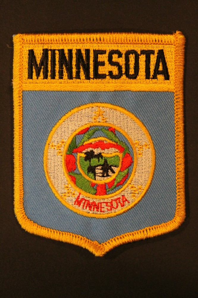 MINNESOTA STATE SHIELD PATCH - police park flag