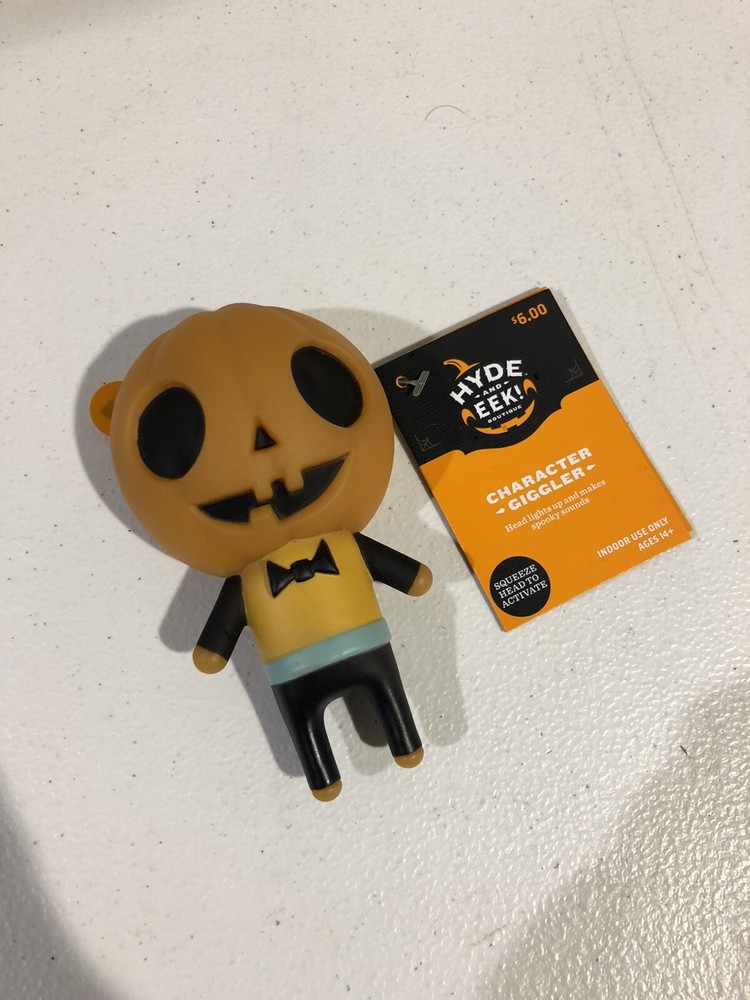 Animated Halloween Giggler Soft Decorative Prop (Jack-O'-Lantern) - Hyde & EEK!