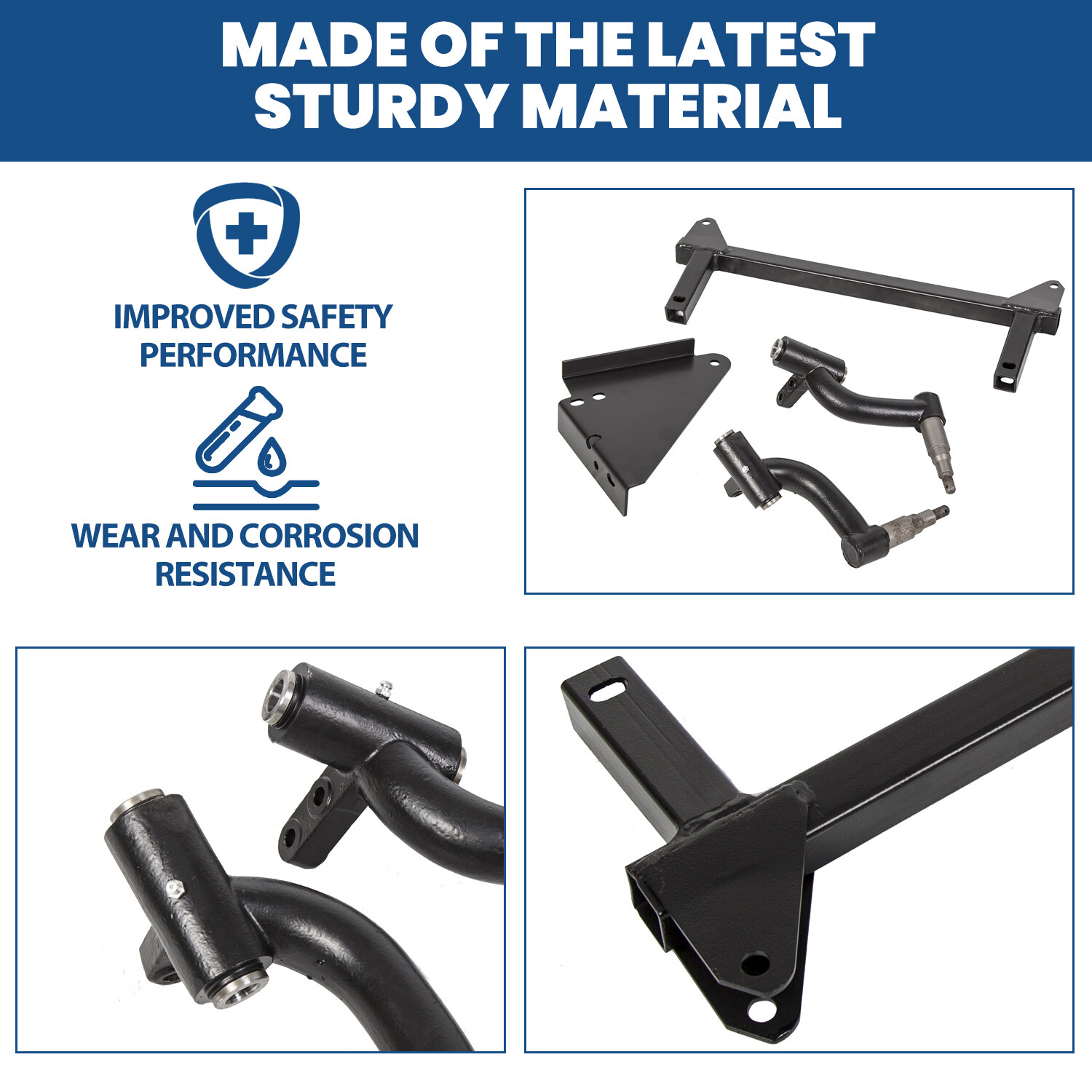 For Yamaha G29 Drive Gas & Electric 2007-up Golf Cart 6" Spindle Lift Kit