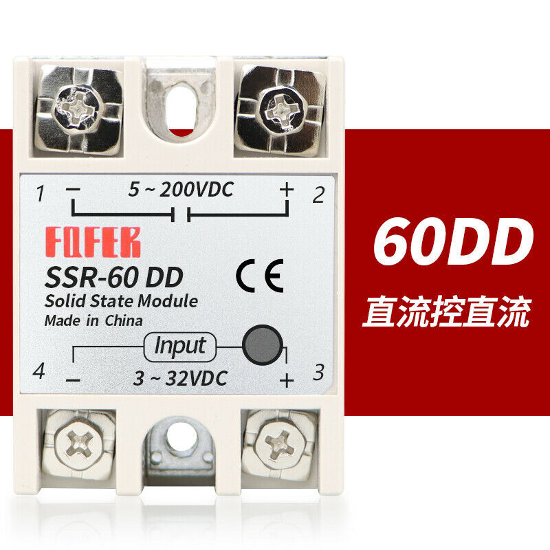 SSR 10-100A Temperature Control Solid State Relay Modules DA / DD 3-32V DC