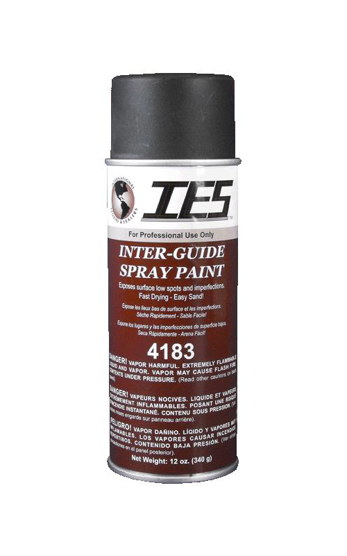 4183 IES Inter-Guide Spray Paint Black 16 OZ. Aerosol 4 Pack