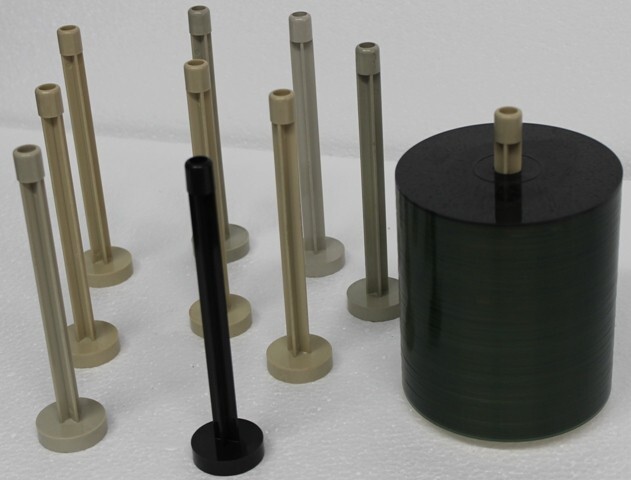 10 PCS HEAVY DUTY PLASTIC 100-CD/DVD Mixed SPINDLE
