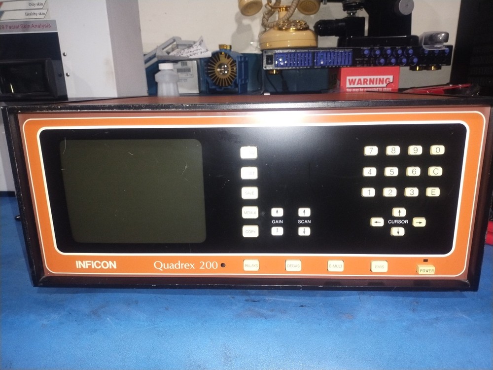 Leybold Inficon Quadrex 200 Residual Gas Analyzer Controller