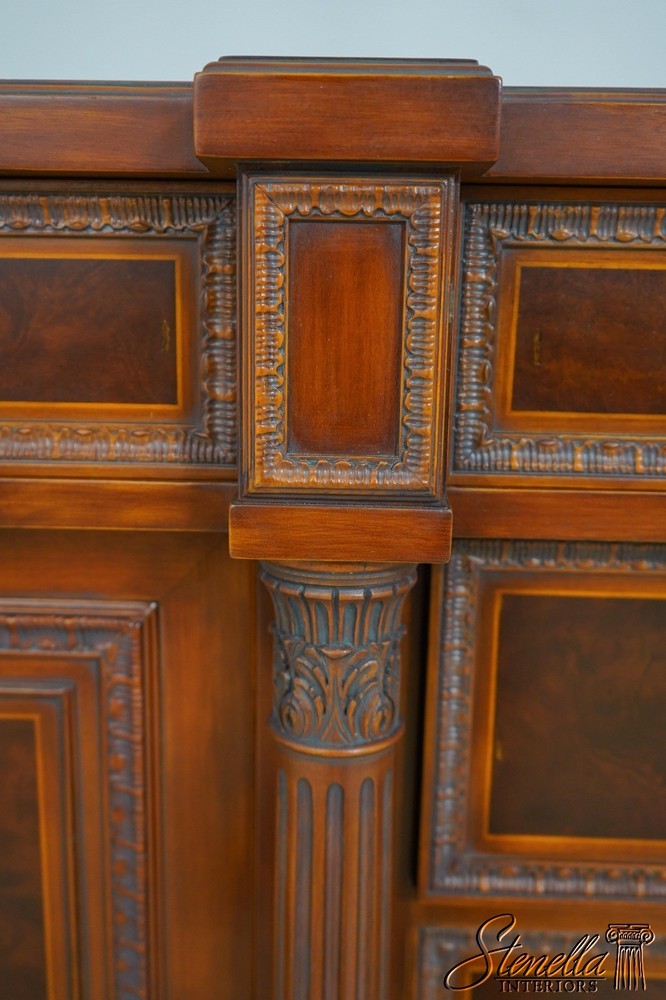 61039: CG CAPELLETTI Italian Classical Large Walnut Sideboard