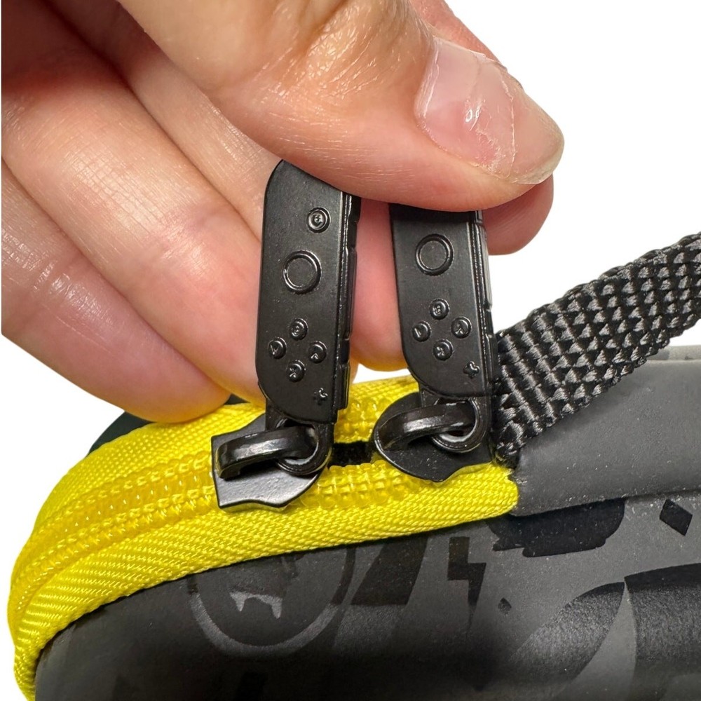 Pikachu Silhouette Nintendo Switch Case Raised Epoxy Design Game Storage