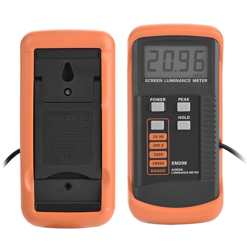 SM208 Screen Brightness Meter Portable Luminance Meter&Mini Light Detector 0.01↑