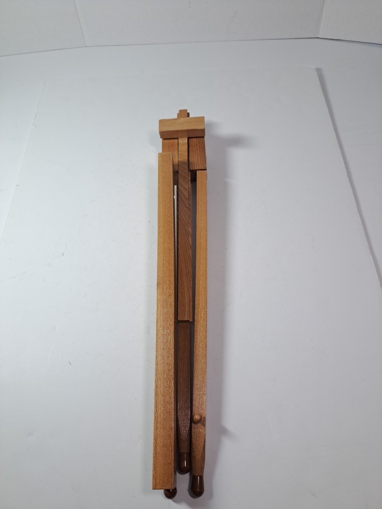 Compact Wooden Display Easel for Art