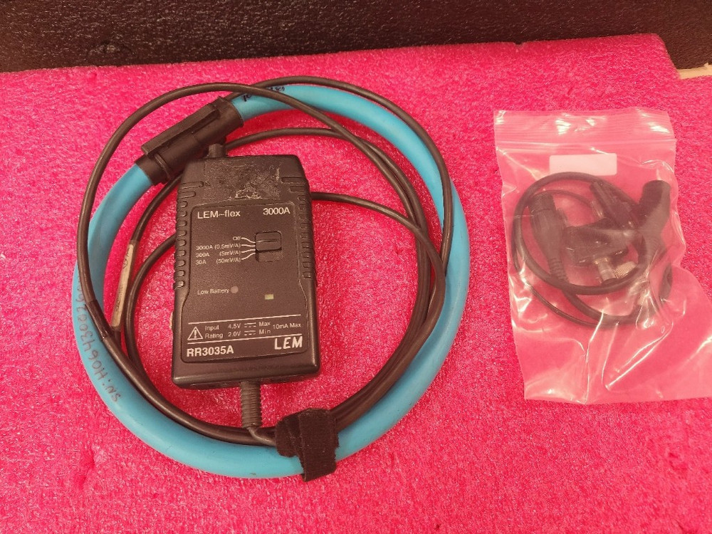 Dranetz/LEM  RR3035A Lem-Flex 3000A Current Clamp Unit #20