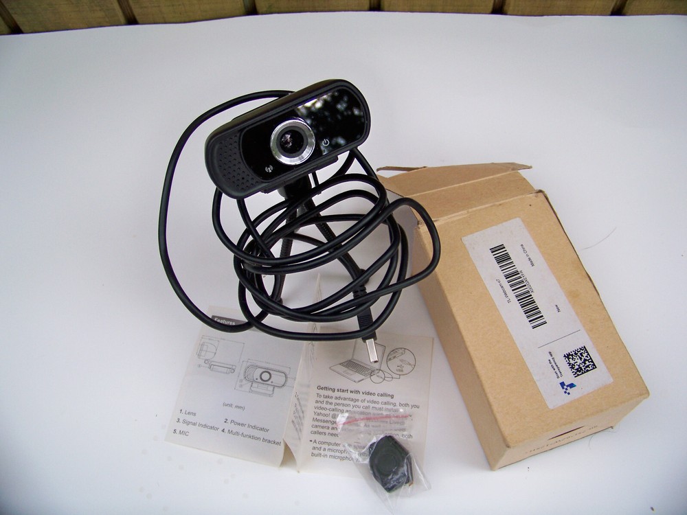 PC Computer Web Camera with Microphone, Laptop Desktop Full HD Camera 1080p USB