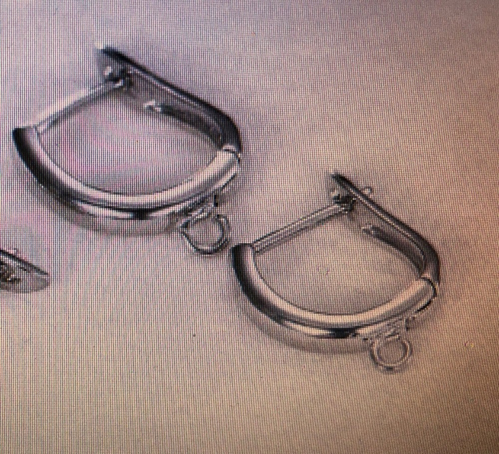 6 Sterling Silver earring findings hooks Leverback