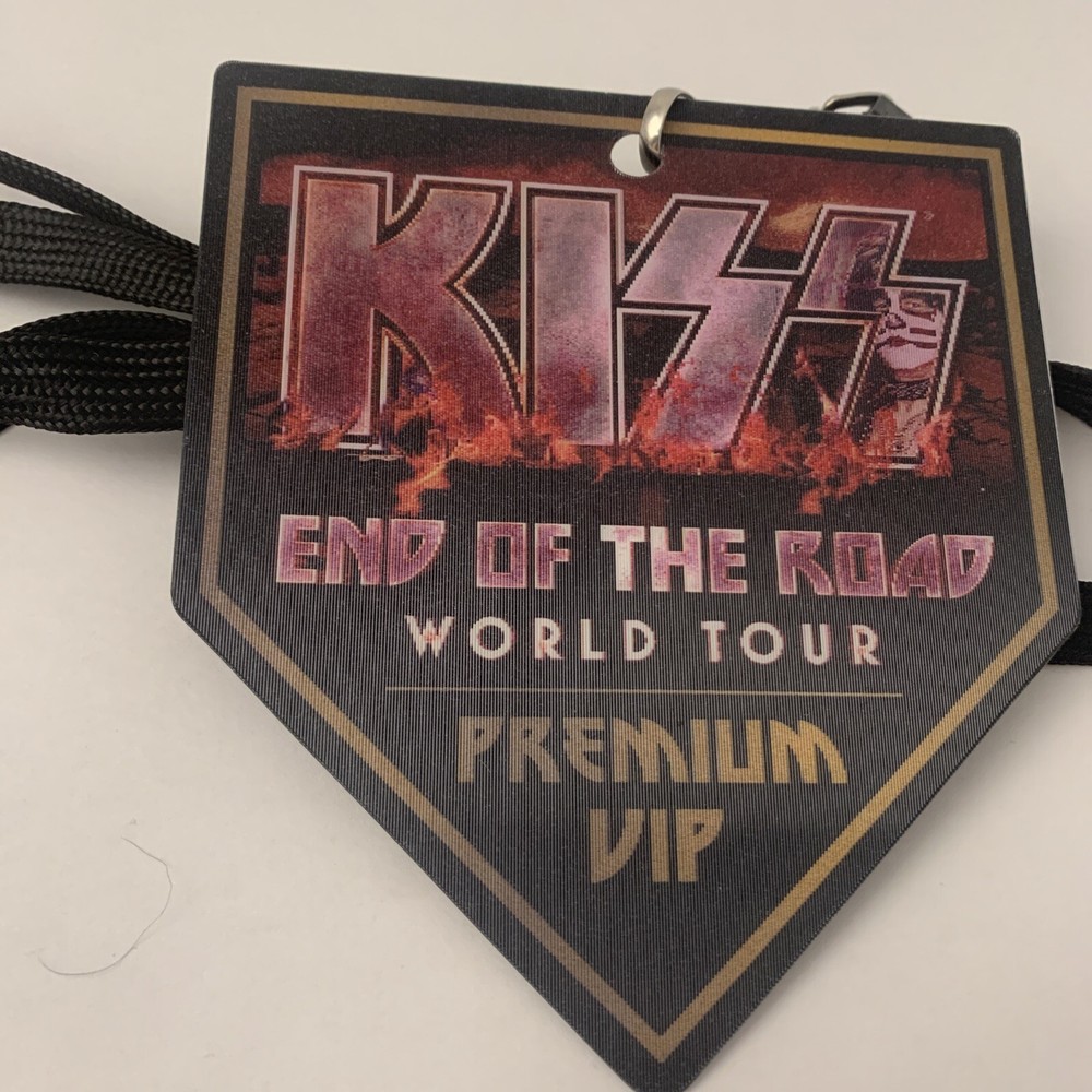 KISS End of the Road Tour 3-D Soundcheck Lanyard 2022 Version
