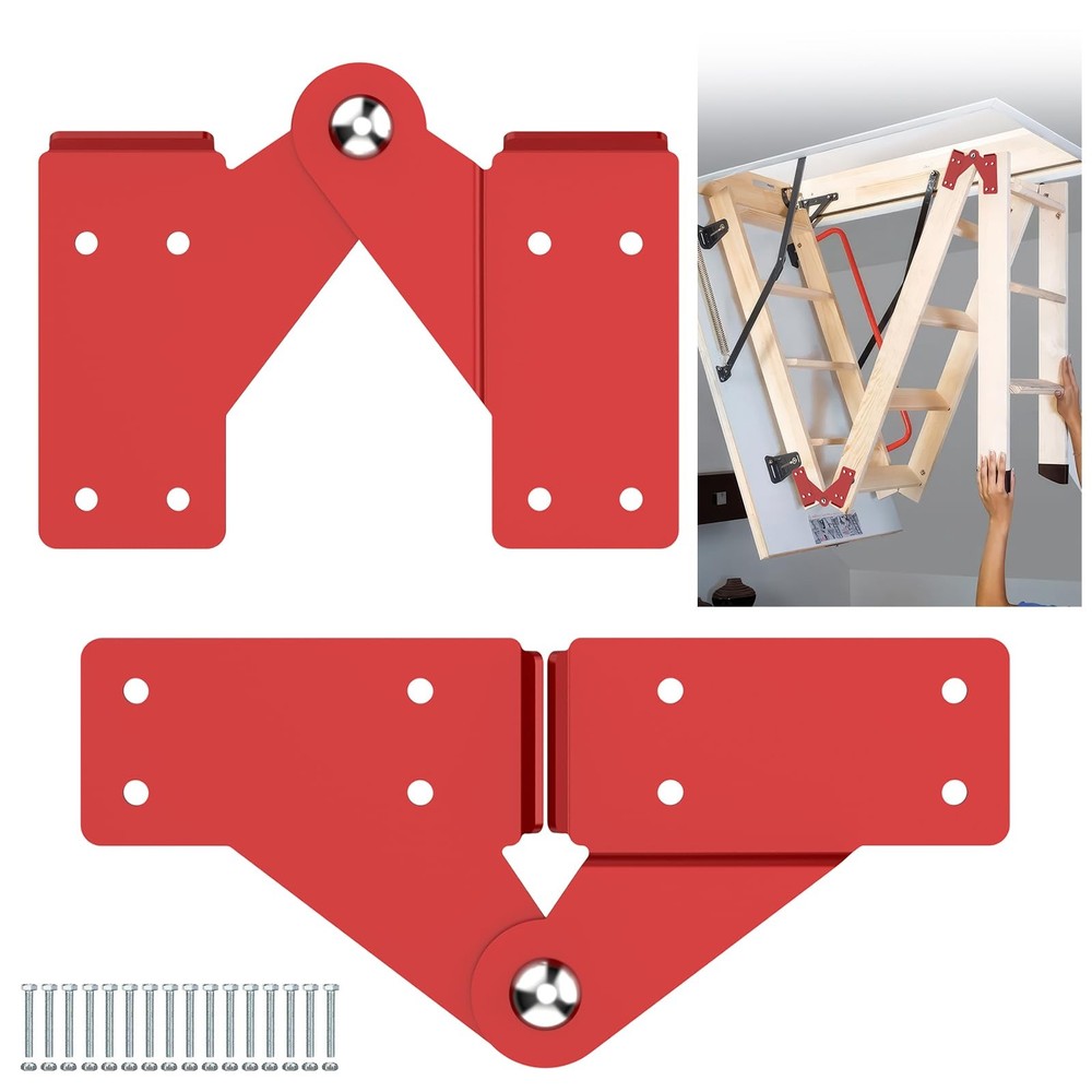 Attic Ladder Hinge for Attic Ladder Pull Down System,Hinges Attachment Access...