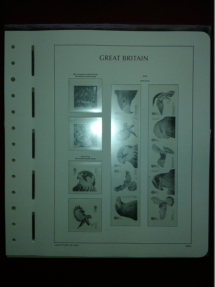 LIGHTHOUSE Commemorative Hingeless album pages Great Britain 2019 Used R2019