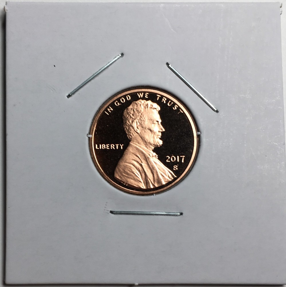 2017-S Proof "Lincoln Shield Cent" - Penny - (PR) KM#468 -LP17S