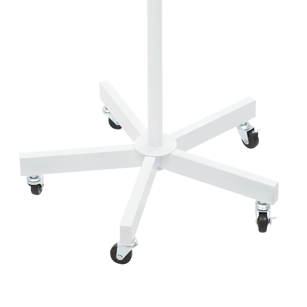 Rotatable Round Clothes Rack - Adjustable Height, Sturdy & Stylish Design