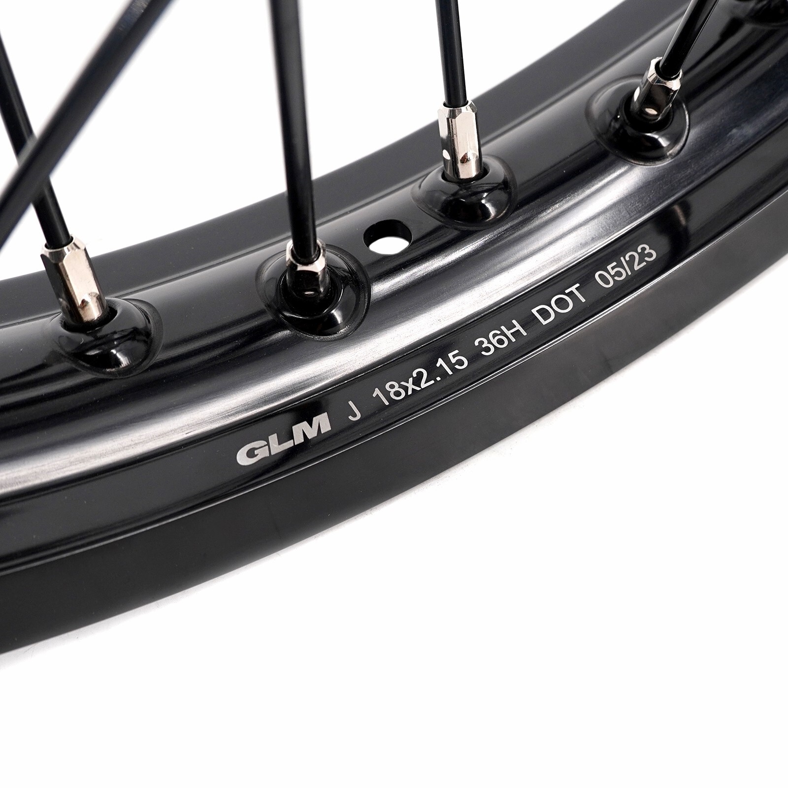 KKE 21/18'' Cast Black Spoke Wheels Rim for GAS GAS EC250 EC300 EX450F 2021-2024