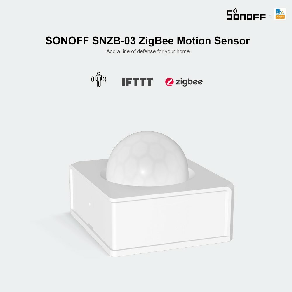 SONOFF SNZB-03 ZigBee PIR Motion Sensor Smart Home Detect Alarms for Android iOS