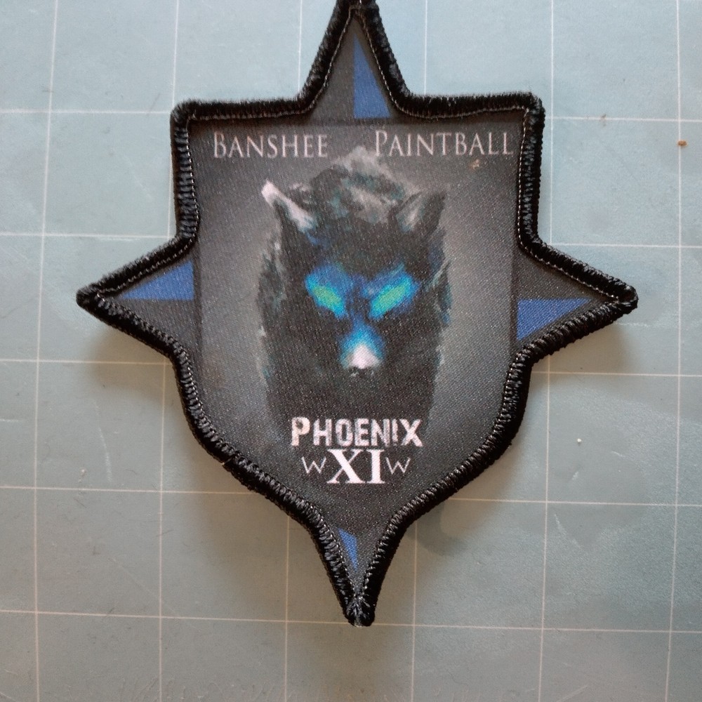 Banshee Paintball Phoenix WXIW Patch size 4x5