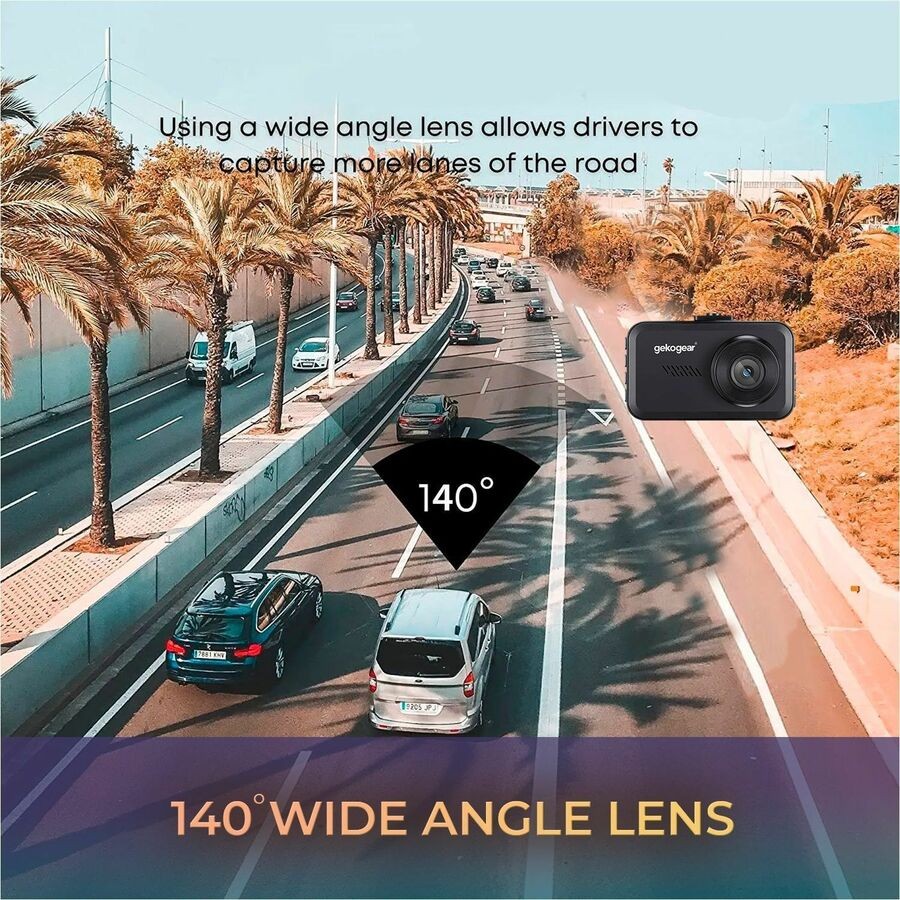 GekoGear Orbit D111 1080P HD Dash Cam
